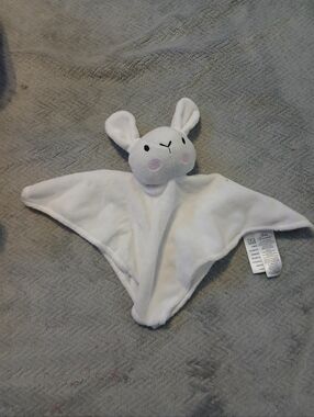 White Bunny Comfort Lovey Plush